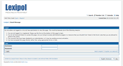 Desktop Screenshot of forum.lexipol.com
