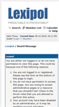 Mobile Screenshot of forum.lexipol.com