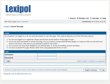Tablet Screenshot of forum.lexipol.com