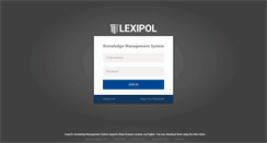 Desktop Screenshot of policy.lexipol.com