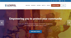 Desktop Screenshot of lexipol.com