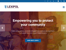 Tablet Screenshot of lexipol.com